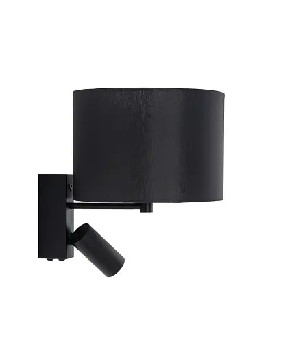 Бра, настінний світильник Nowodvorski 11521 Lusso E27|GU10 (R35) 10W|10W IP20 чорний - фото 3