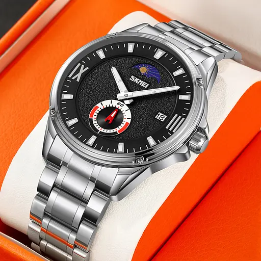 Наручные часы мужские 9326SIBK Silver-Black Skmei acs0030910 - фото 3