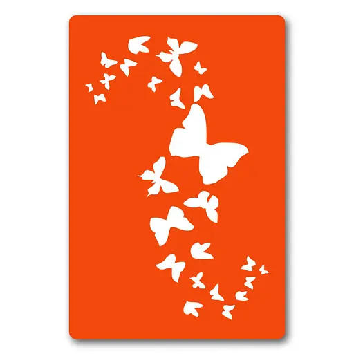 Трафарет для био-тату Бабочки Fresh Tattoo bx002-15*20см, размер 15х20 см - фото 1