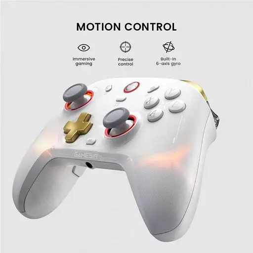 Геймпад GameSir Cyclone 2 – 1000Hz ,PC/Switch/Android/iOS, PC без зарядної док-станції (White) - фото 2