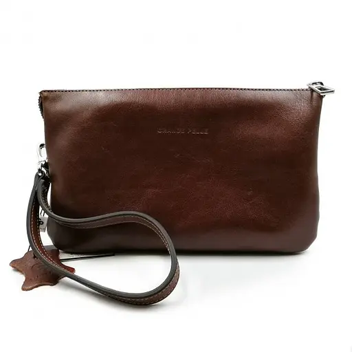 Шкіряний чоловічий клатч GRANDE PELLE 17х26х7 см nsa0001418 - фото 1