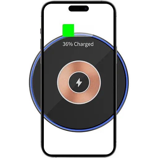 БЗП WIWU Wi-W013 15W wireless charger Black