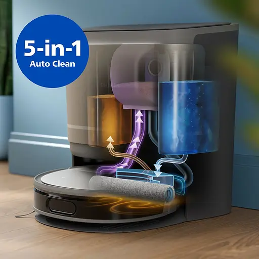 Пилосос-робот Philips HomeRun XU9100/10 - фото 9