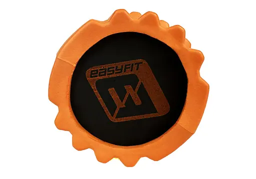 Масажний ролик EasyFit Solid Roller v.1.1s 33 см помаранчевий (EF-2050-Or) - фото 3