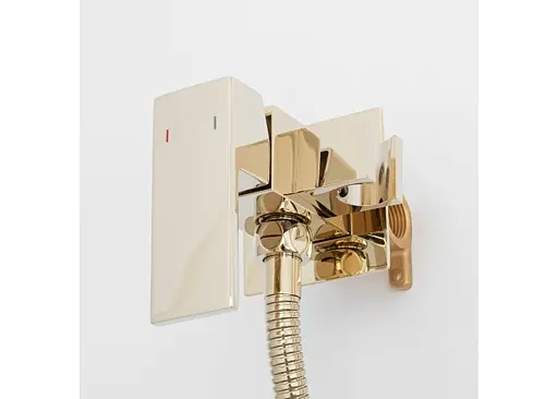 Набір гігієнічного душу прихованого монтажу Rea Fenix gold золотий REA-B5771 - фото 4