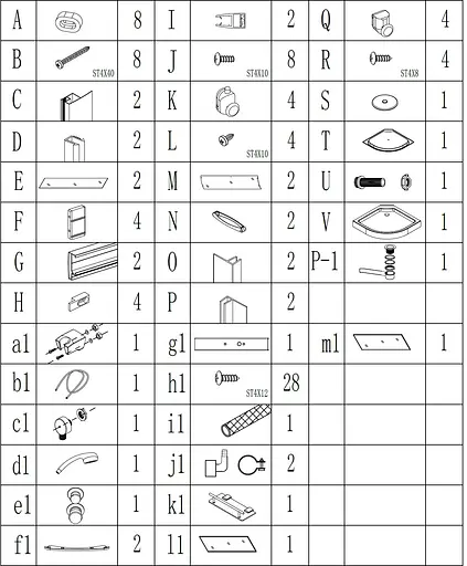 Душовий бокс BRAVO WISLOK L90FFS (L90F) - фото 8