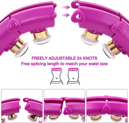 Furado Смарт обруч для фитнеса для взрослых Hu-la Hoop для похудения, регулируемый с помощью какалки - фото 5