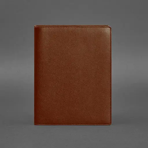 Шкіряний блокнот на сегрегаторі (м'яка обкладинка на кільцях)13.0 світло-коричневий - фото 5