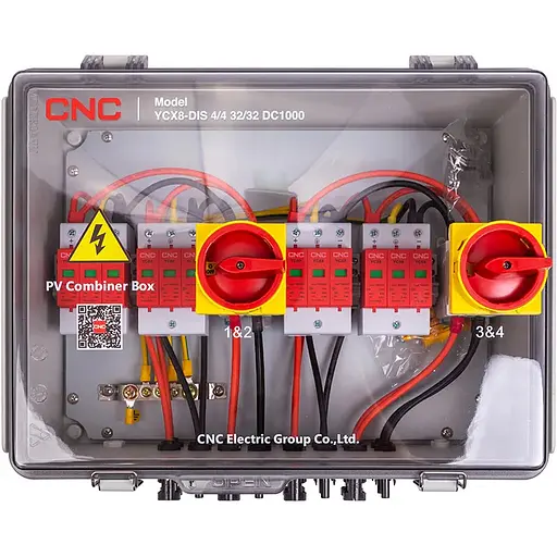 Панель отключения PV CNC 4in-4out YCX8-DIS 4/4 32/32 DC1000