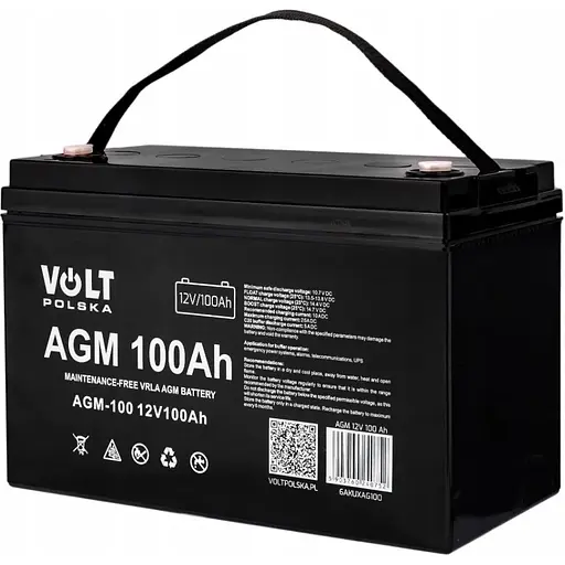 Гібридний ДБЖ/інвертор Volt Polska SINUS PRO 2000 S 24/230V 1400/2000W + 2 шт Акумулятор VOLT VRLA 100Ah 12V - фото 6