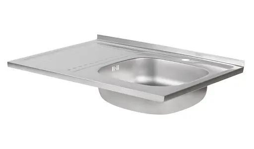 Кухонная мойка Brinex 6080-R 0.6 мм, накладная BRIN6080RSAT06 - фото 3