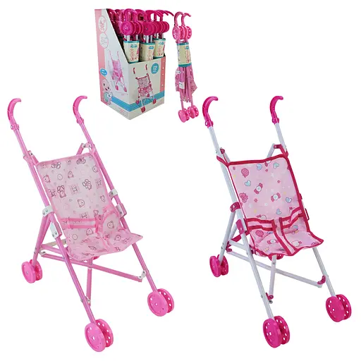 Візочок-тростинка для ляльки, пластик, 239CZ (В асортименті) - фото 2