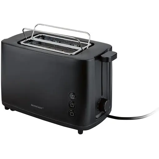 Тостер + підставка для булочок SilverCrest STK 800 A1 800 Вт 6 режимів нержавіюча сталь автовідключення - фото 2