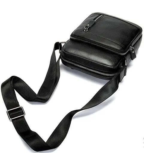 Чоловіча шкіряна сумка Vintage 17,5х22х6,5 см sum0012385 - фото 5