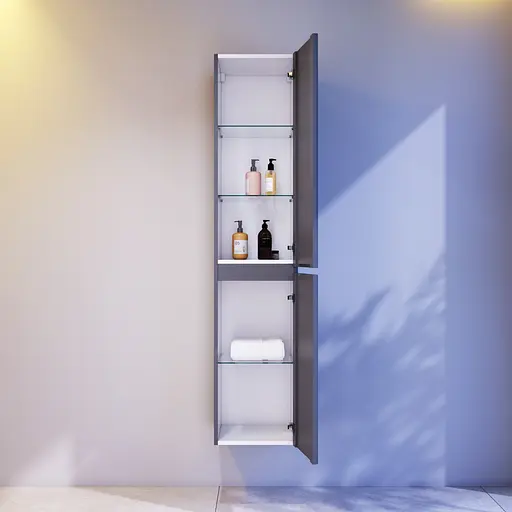 Пенал Am.Pm Hit подвесной 35 см правый графит матовый M93ACHR0356GM38, Графит - фото 3