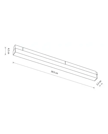 Магнитный трековый светильник Nowodvorski 11637 LVM Line LED 1x15W 4000K 770Lm IP20 белый - фото 5