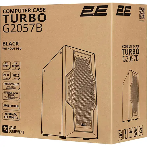 Корпус 2E Gaming Turbo G2057B (2E-G2057B) [146473] - фото 16