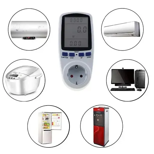 Розетка з лічильником електроенергії Intertek BE009 - фото 2