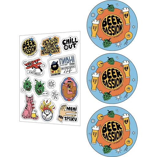 Набір келихів для пива Concept Glass Beer Mood Beer Passion 3 шт. (BP/8816) - фото 3