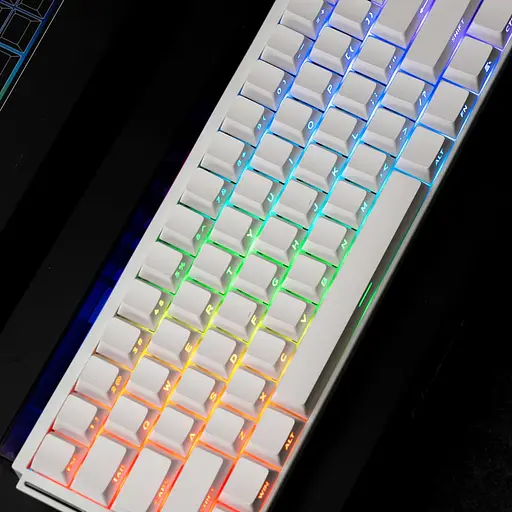 Магнитная клавиатура Veekos Shine60 HE 60%, Белый - фото 8