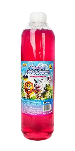 Наповнювач для мильних бульбашок 34369 "Пані Булька" 500мл, Ціна за 1шт (4820005215362) Рожевий - фото 1
