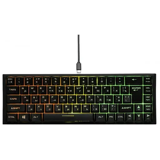 Клавіатура 2E KG360 RGB Wireless Black (2E-KG360UBK)