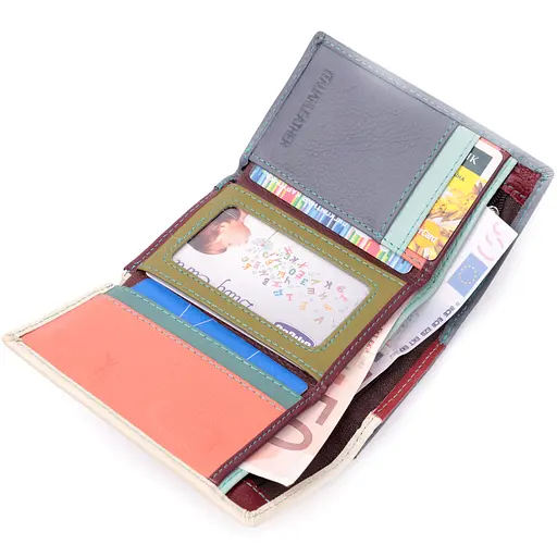 Жіночий шкіряний гаманець ST Leather 12.2х8х2 см acs0028373 - фото 4