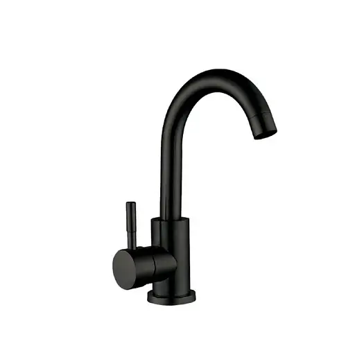 Змішувач для умивальника Champion SUS-011-B Black CH0346 Чорний матовий - фото 1