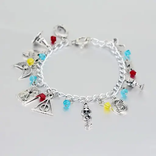 Браслет GeekLand Harry Potter Гаррі Поттер з підвісками Хогвартс HP 6.24.017 - фото 3