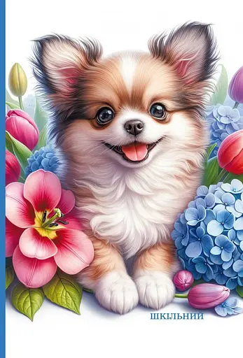 Щоденник, 55 г, 7БЦ, 165x240 мм, 40 аркушів, тиснення фольгою, 25063