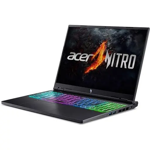 Ігровий ноутбук ACER Acer Nitro 16 AN16-73-57WY, (NH.QSNEX.007), Intel Core i5-14450HX до 4,8 ГГц, 16" WUXGA, 16 ГБ, SSD 512 ГБ, NVIDIA GeForce RTX 4050 6 ГБ, Free DOS, чорний - фото 4