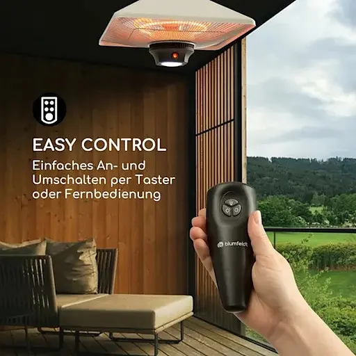 Інфрачервоний нагрівач Blumfeldt Heat Square 1000/2000 Вт (10035345) - фото 5