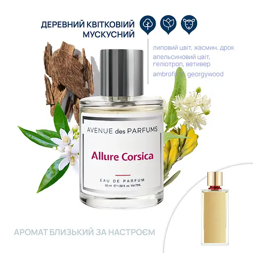Парфумована вода Allure Corsica Avenue des Parfums 50 мл - фото 2