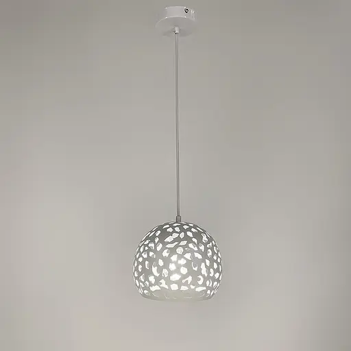 Світильник Лофт у білому корпусі Ø 20 см | Арт. MJ 1911-200 WT | Line F - фото 6