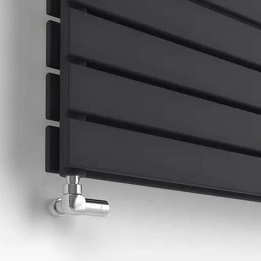 Радіатор дизайнерський Ideale Vittoria H 12 8/544/1200 чорний, Чорний - фото 2