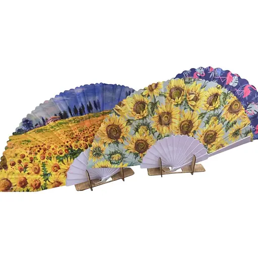 Аксессуар веер Подзолнухи (в ассортименте)