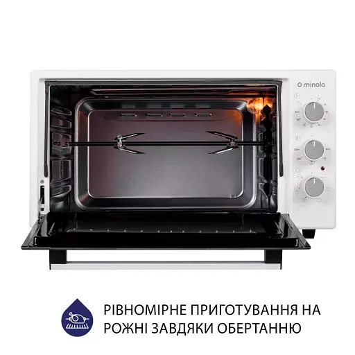 Электрическая печь Minola FOET 3714 WH - фото 10