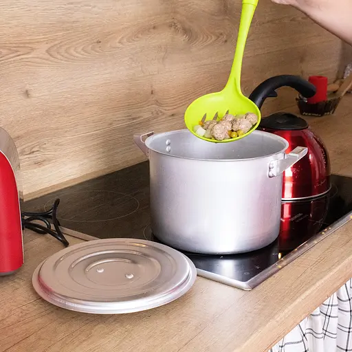 Каструля матова алюмінієва із кришкою 2.5 л, Interos Сірий 85663 - фото 7