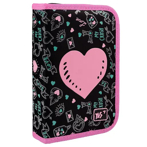 Шкільний пенал твердий одинарний без клапана Yes Perfect HP-02 - фото 1