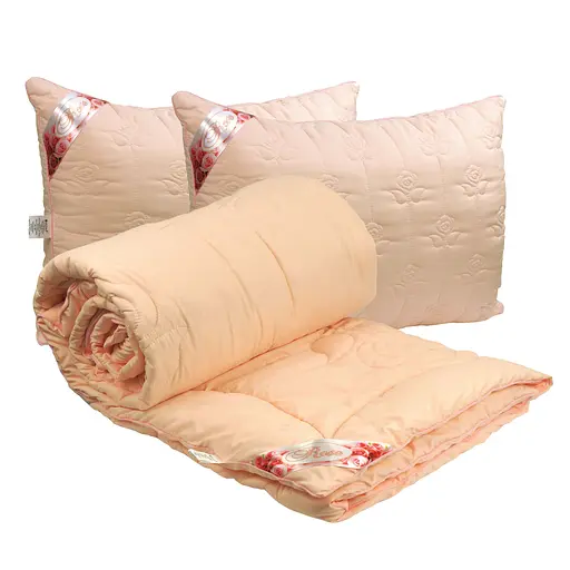Набор Руно Rose Pink одеяло 200х220 см + 2 подушки 50х70 см 925.52 Rose Pink