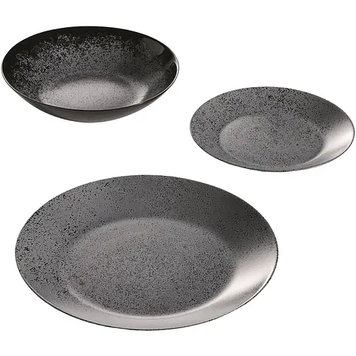 Тарілка обідня Luminarc Slate 25 см Black (V0115) - фото 4