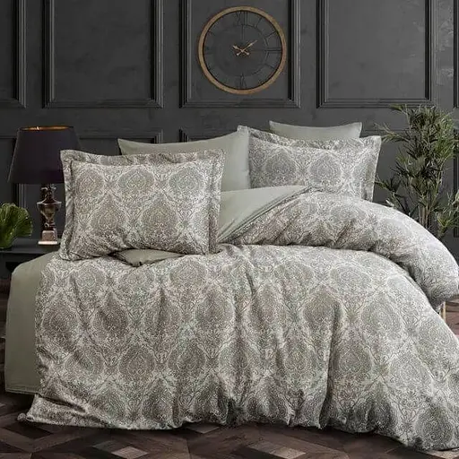 Комплект постільної білизни Dantela Vita Carolina Khaki Євро Різнобарвний 000230372
