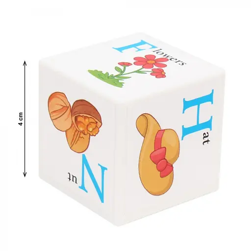 Дитячий розвиваючий набір кубиків "Англійська абетка" ТехноК 1325TXK 12 кубиків - фото 4