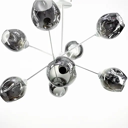 Стельова люстра в сучасному стилі на 8 плафонів Line.F K 166/8 - фото 2