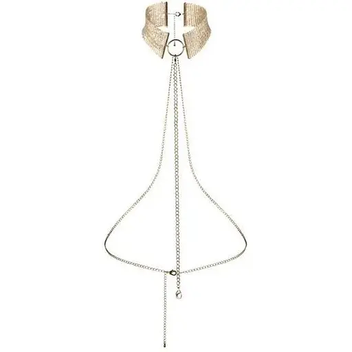 Бусы-воротник Bijoux Indiscrets Desir Metallique Collar - Gold