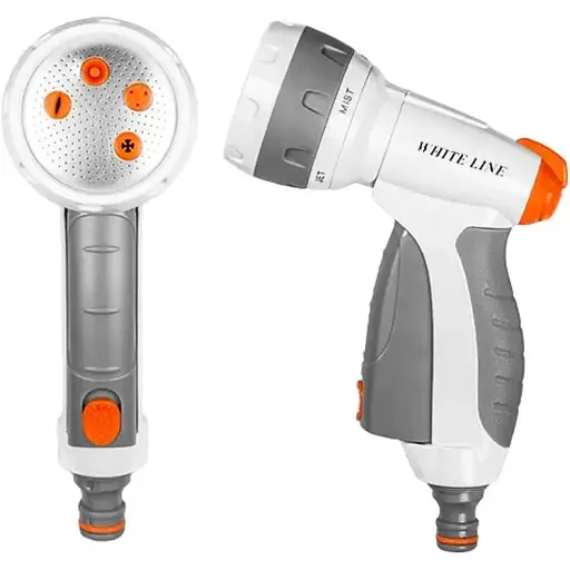 Пістолет для поливу Bradas WATER CLICK WHITE LINE 5 режимів WL-EN52M - фото 1