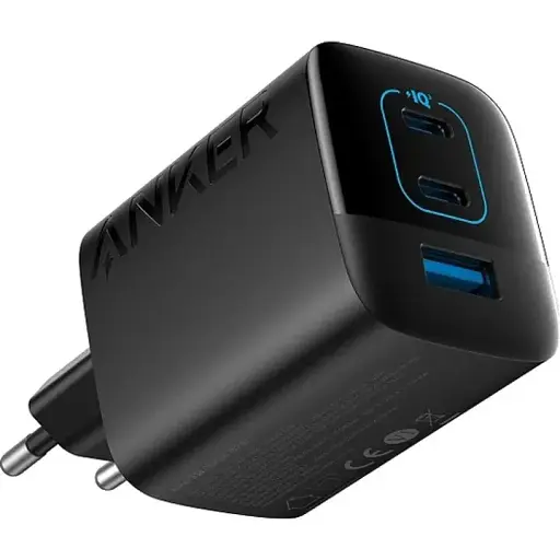 Зарядний пристрій Anker Wall Charger 2xUSB-C + USB-A PowerPort 336 67w (A2674G11) - фото 1
