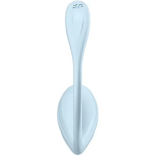 Смарт-виброяйцо Satisfyer Smooth Petal Connect App Light Blue - фото 4