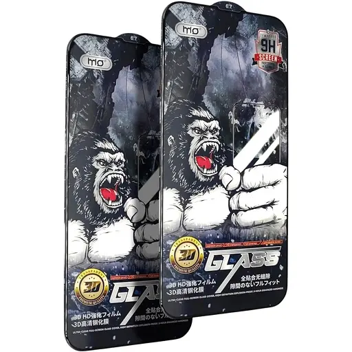 Захисне скло DK для Apple iPhone 14 Plus Full Glue 3D MO King Kong 016135 black 2 шт.