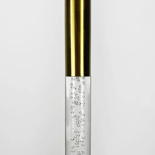 Латунний підвіс із скляним розсіювачем з ефектом бульбашок 81 см | Line F | Арт. MJ462/500+300 AB - фото 4